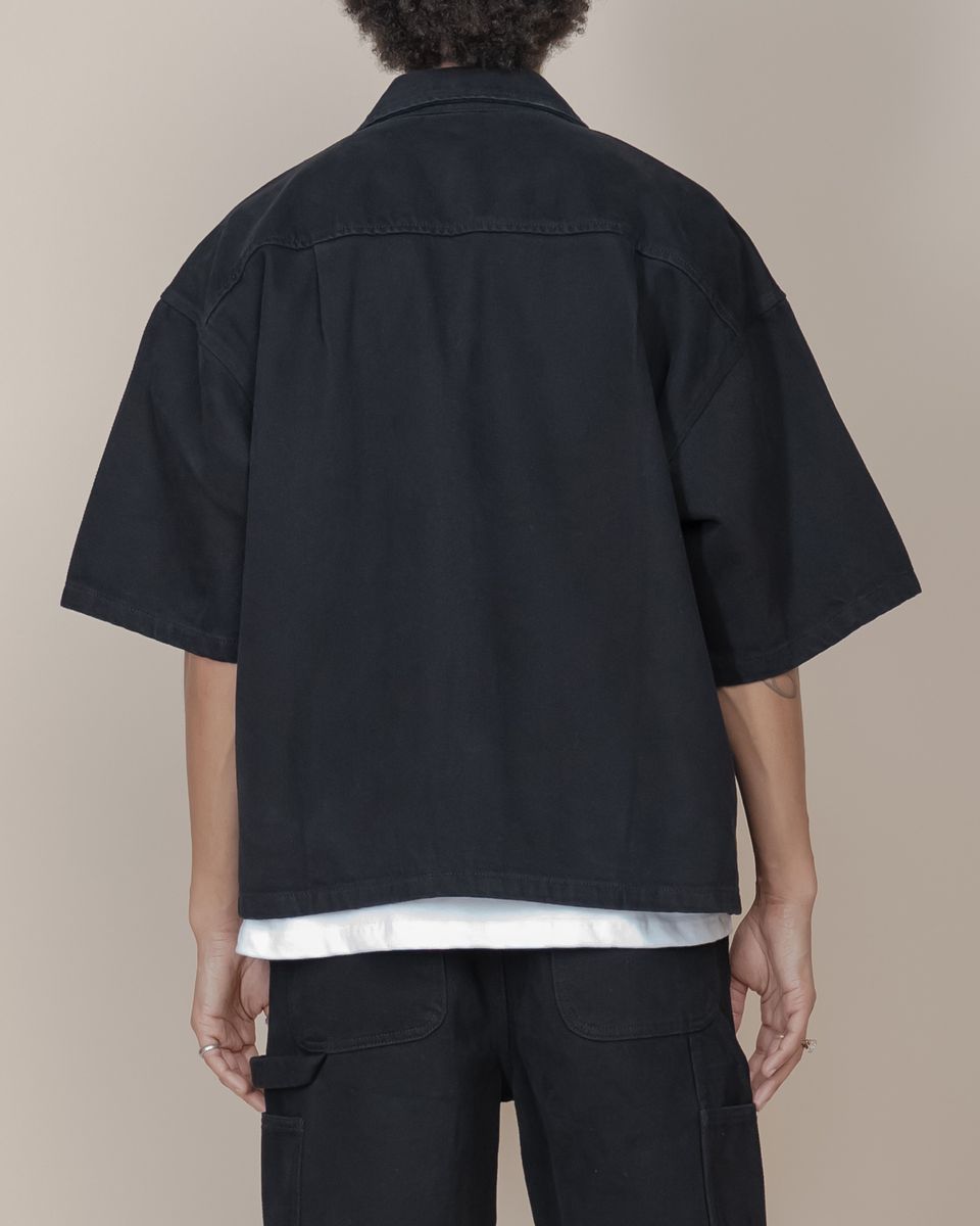 EPTM Boxy Twill Shirt - Black EPTM Boxy Twill Shirt - Black