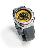 AM249SW - AMBASSADOR MK3 RAZOR CREST SILVER / YELLOW AM249SW - AMBASSADOR MK3 RAZOR CREST SILVER / YELLOW