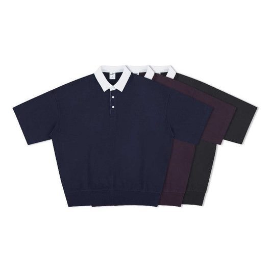 Retro Colorblock Polo Shirt