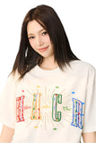 Rainbow Star Embroidered Tee Rainbow Star Embroidered Tee