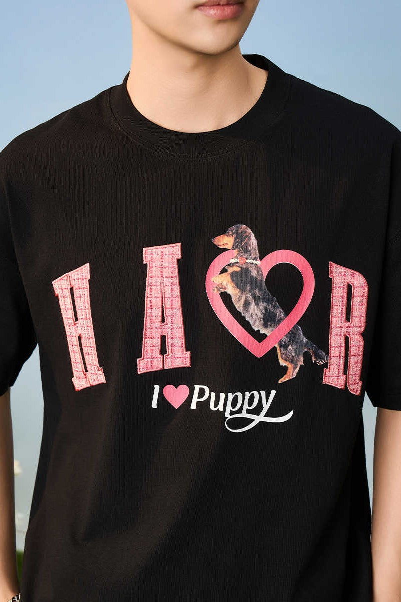 I Love Dog Graphic Tee I Love Dog Graphic Tee