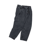Washed Loose Pleated Jeans Washed Loose Pleated Jeans