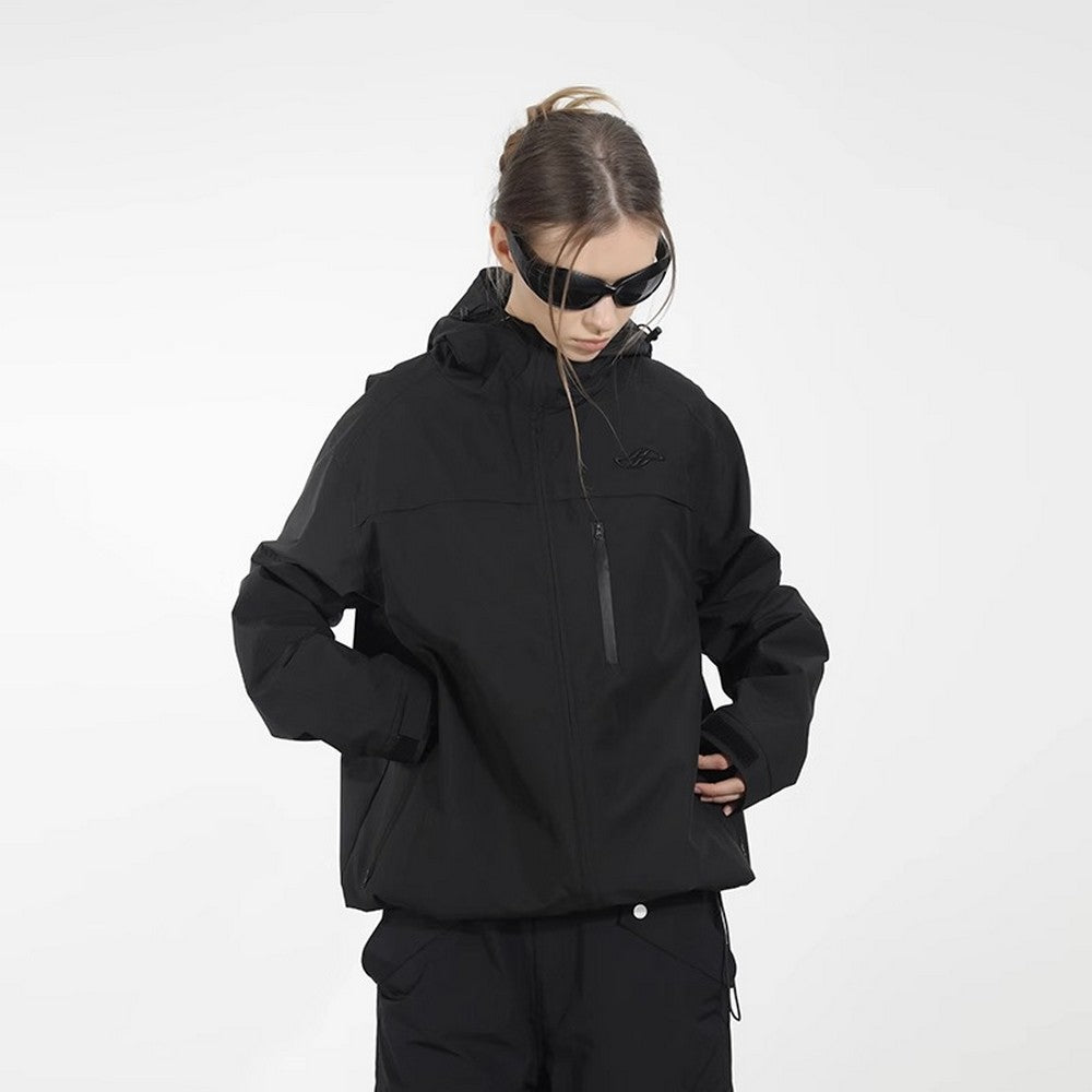 Metal Logo Functional Hooded Jacket Metal Logo Functional Hooded Jacket