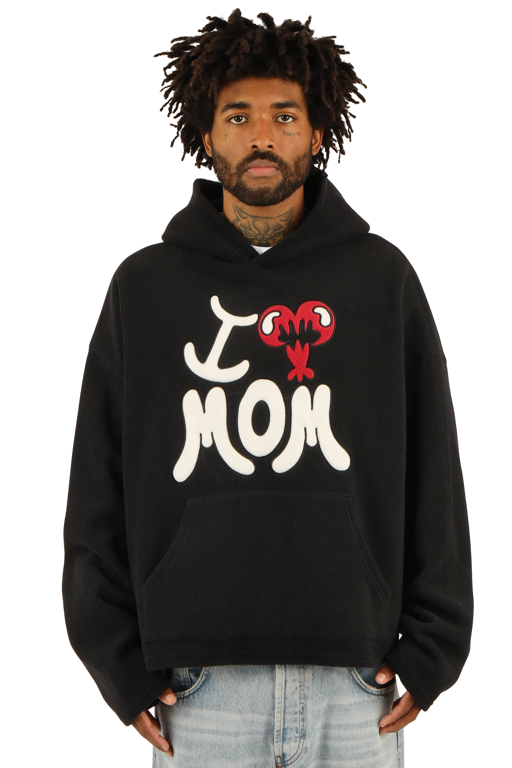 I LOVE MOM FLEECE HOODIE I LOVE MOM FLEECE HOODIE