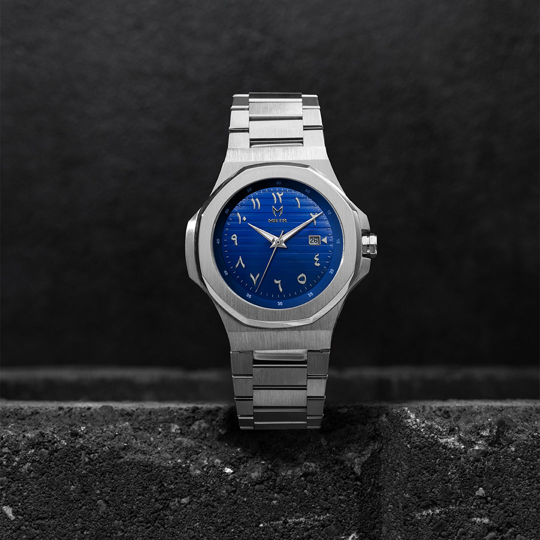 DS103SS - DAY TRIP STEEL SILVER & BLUE WATCH DS103SS - DAY TRIP STEEL SILVER & BLUE WATCH