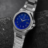 DS103SS - DAY TRIP STEEL SILVER & BLUE WATCH DS103SS - DAY TRIP STEEL SILVER & BLUE WATCH