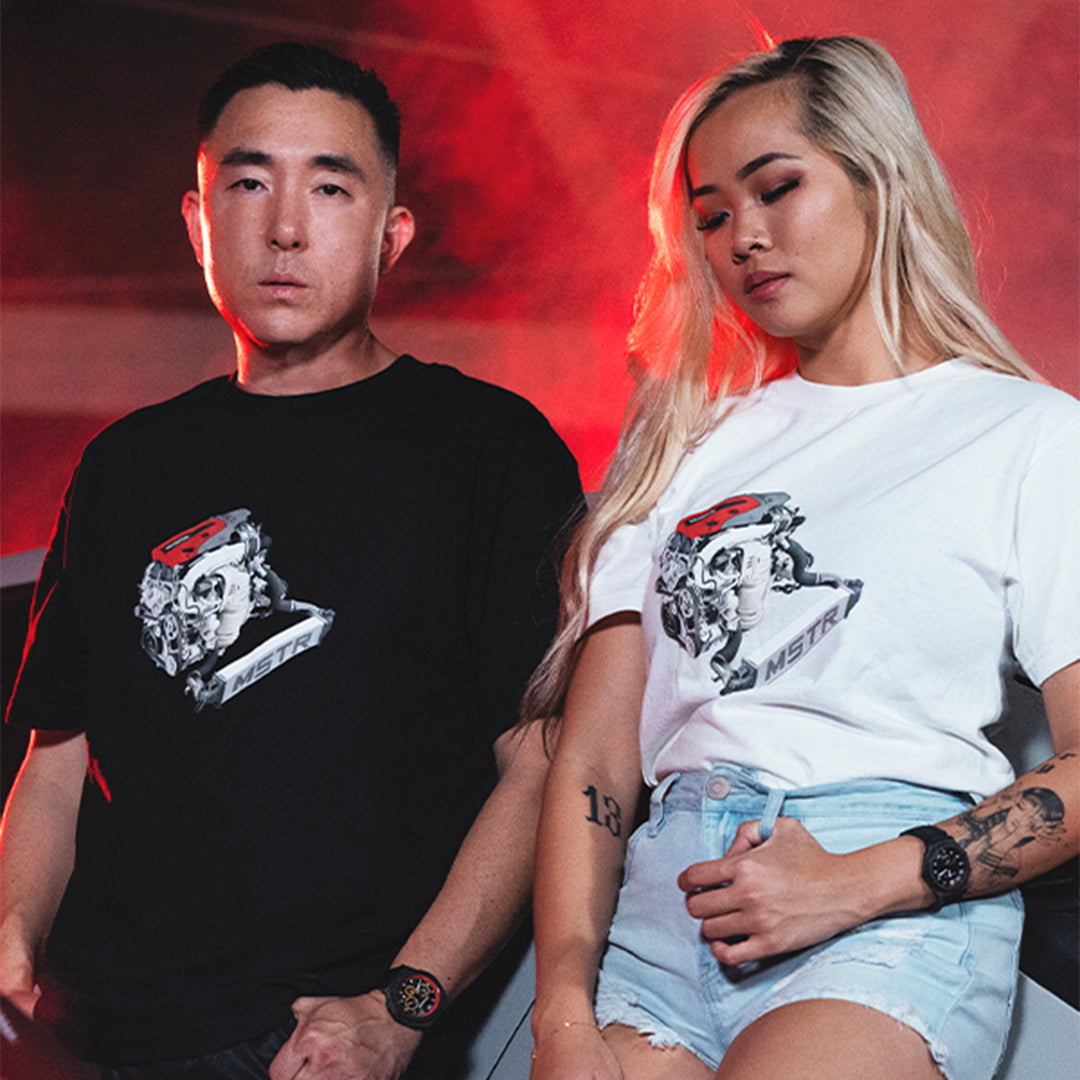 TYPE R ENGINE TEE - BLACK TYPE R ENGINE TEE - BLACK