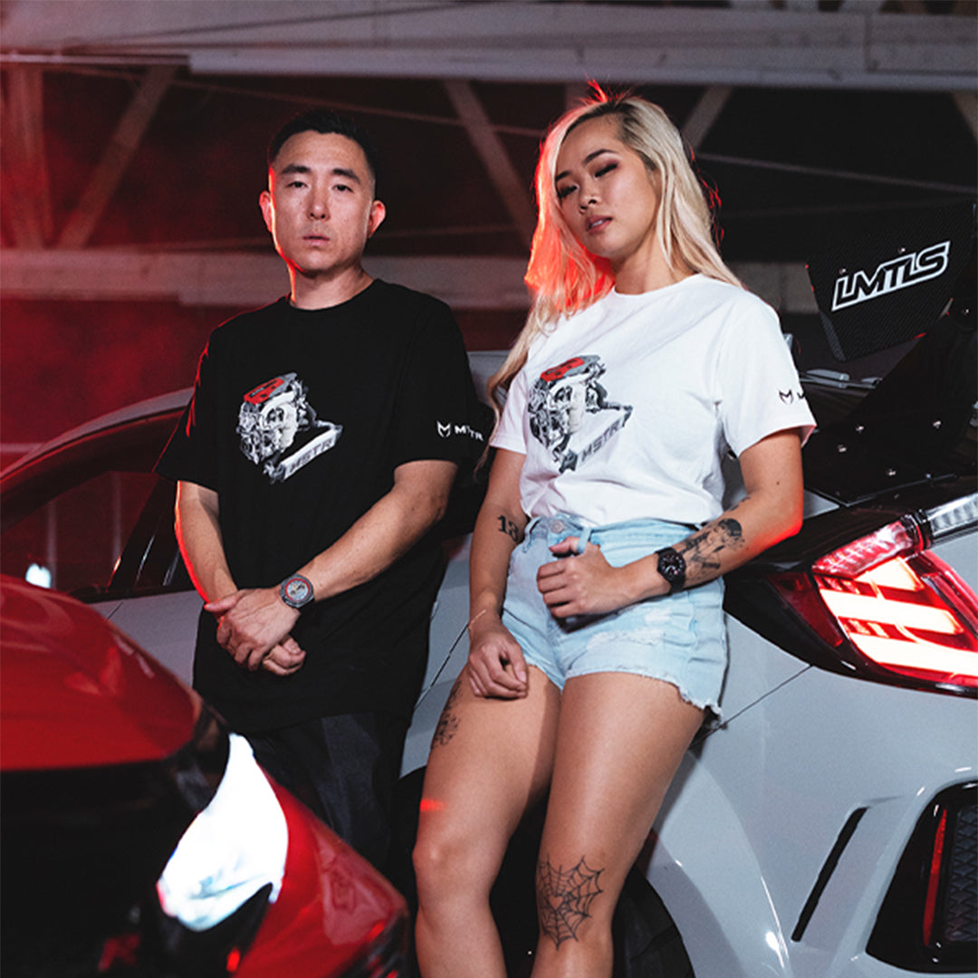 TYPE R ENGINE TEE - WHITE TYPE R ENGINE TEE - WHITE