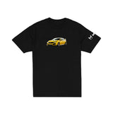 HPJ YELLOW TYPE R TEE - BLACK HPJ YELLOW TYPE R TEE - BLACK