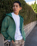 EPTM Sun Faded Cropped Zip Up Hoodie - Hunter Green EPTM Sun Faded Cropped Zip Up Hoodie - Hunter Green