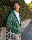 EPTM Sun Faded Cropped Zip Up Hoodie - Hunter Green EPTM Sun Faded Cropped Zip Up Hoodie - Hunter Green