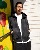 EPTM Sun Faded Cropped Zip Up Hoodie - Black EPTM Sun Faded Cropped Zip Up Hoodie - Black