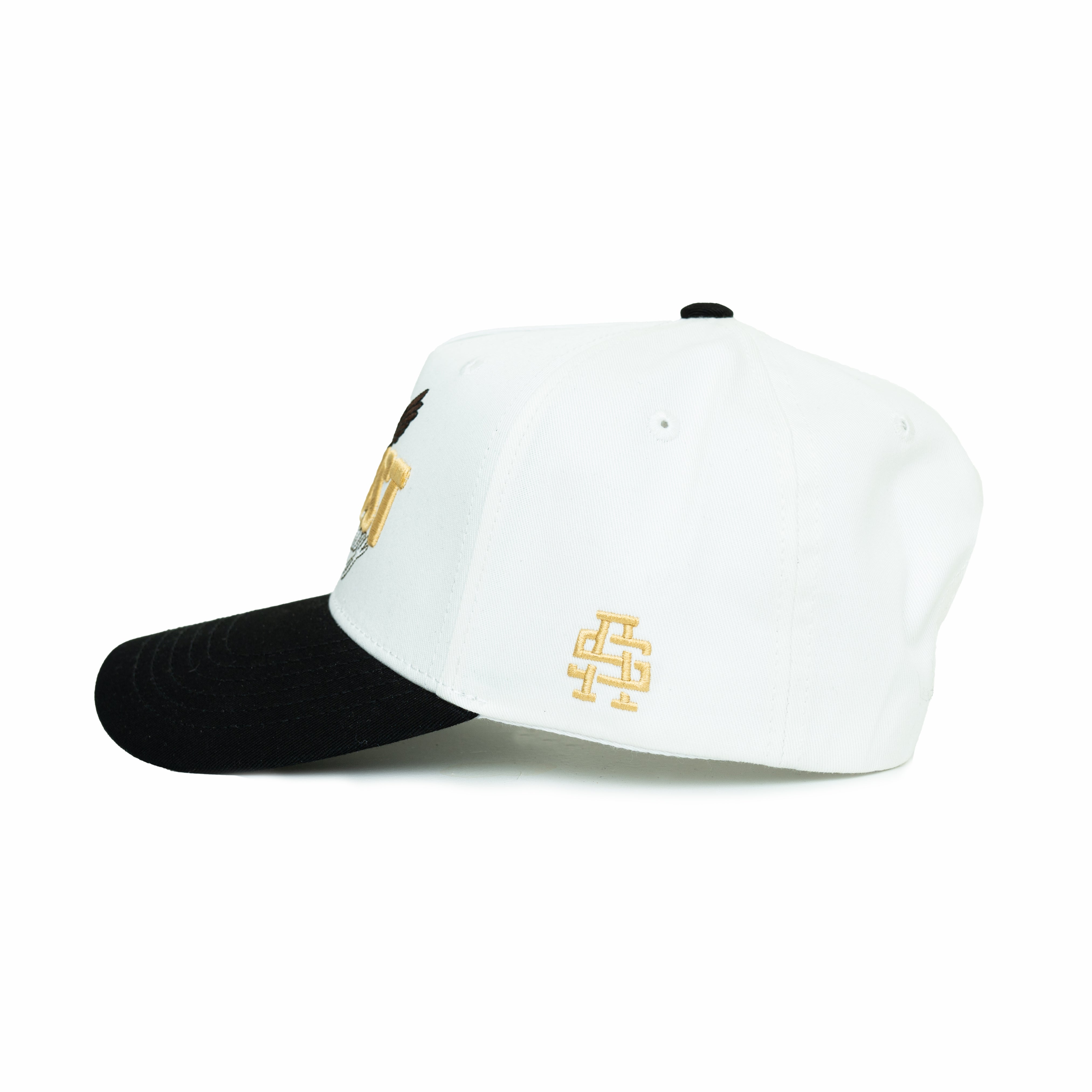 Prey Snapback Hat (Cream/Black) Prey Snapback Hat (Cream/Black)