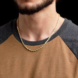 Solid Gold Rope Chain Solid Gold Rope Chain