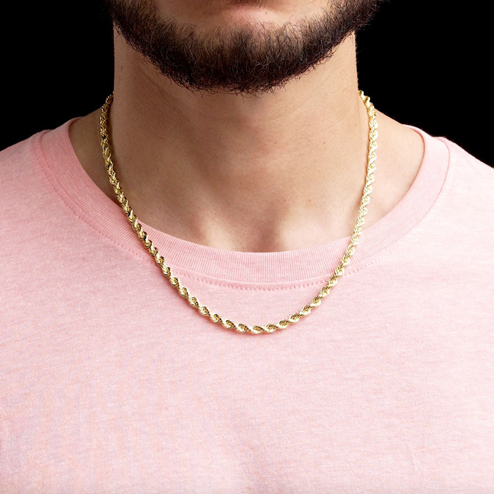 Solid Gold Rope Chain Solid Gold Rope Chain