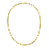 Solid Gold Pave Curb Cuban Chain Solid Gold Pave Curb Cuban Chain
