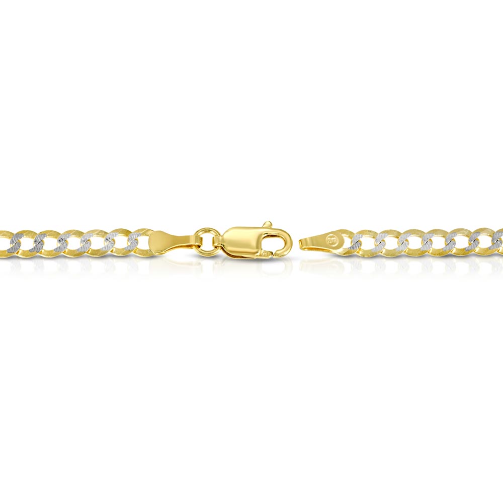 Solid Gold Pave Curb Cuban Chain Solid Gold Pave Curb Cuban Chain