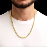 Solid Gold Franco Chain Hollow Solid Gold Franco Chain Hollow
