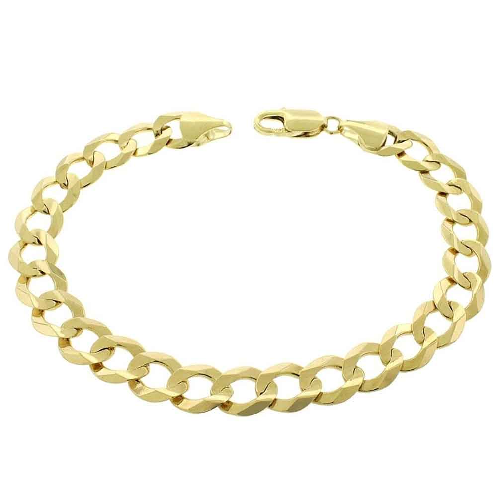 Solid Gold Curb Cuban Bracelet Solid Gold Curb Cuban Bracelet