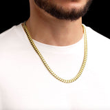 Solid Gold Cuban Link Chain 10k - 14k Solid Gold Cuban Link Chain 10k - 14k