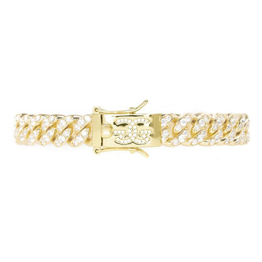 Diamond Cuban Link Bracelet 10mm