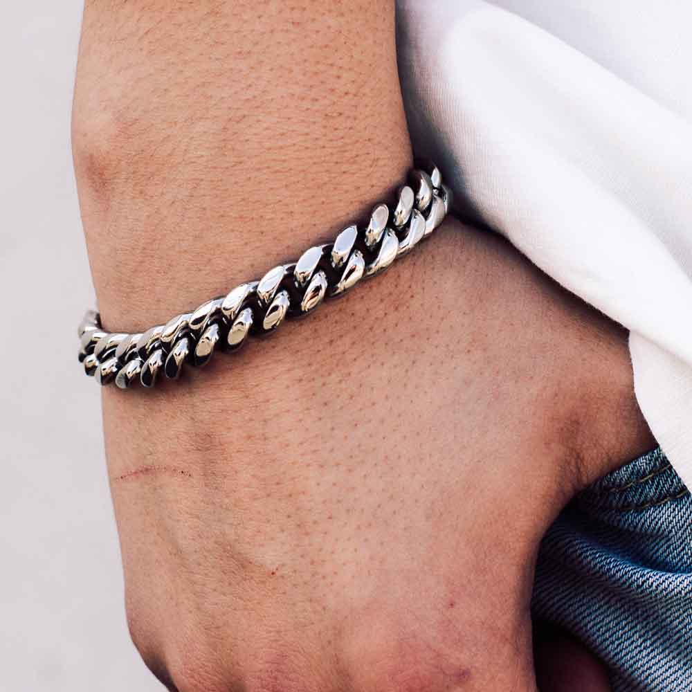 Silver Cuban Link Bracelet Silver Cuban Link Bracelet