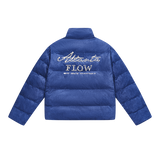 Basic Pearl Embroidered Suede Puffer Jacket Basic Pearl Embroidered Suede Puffer Jacket