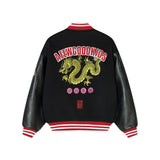 AFGK x CLOT "Dragon logo varsity jacket" AFGK x CLOT "Dragon logo varsity jacket"