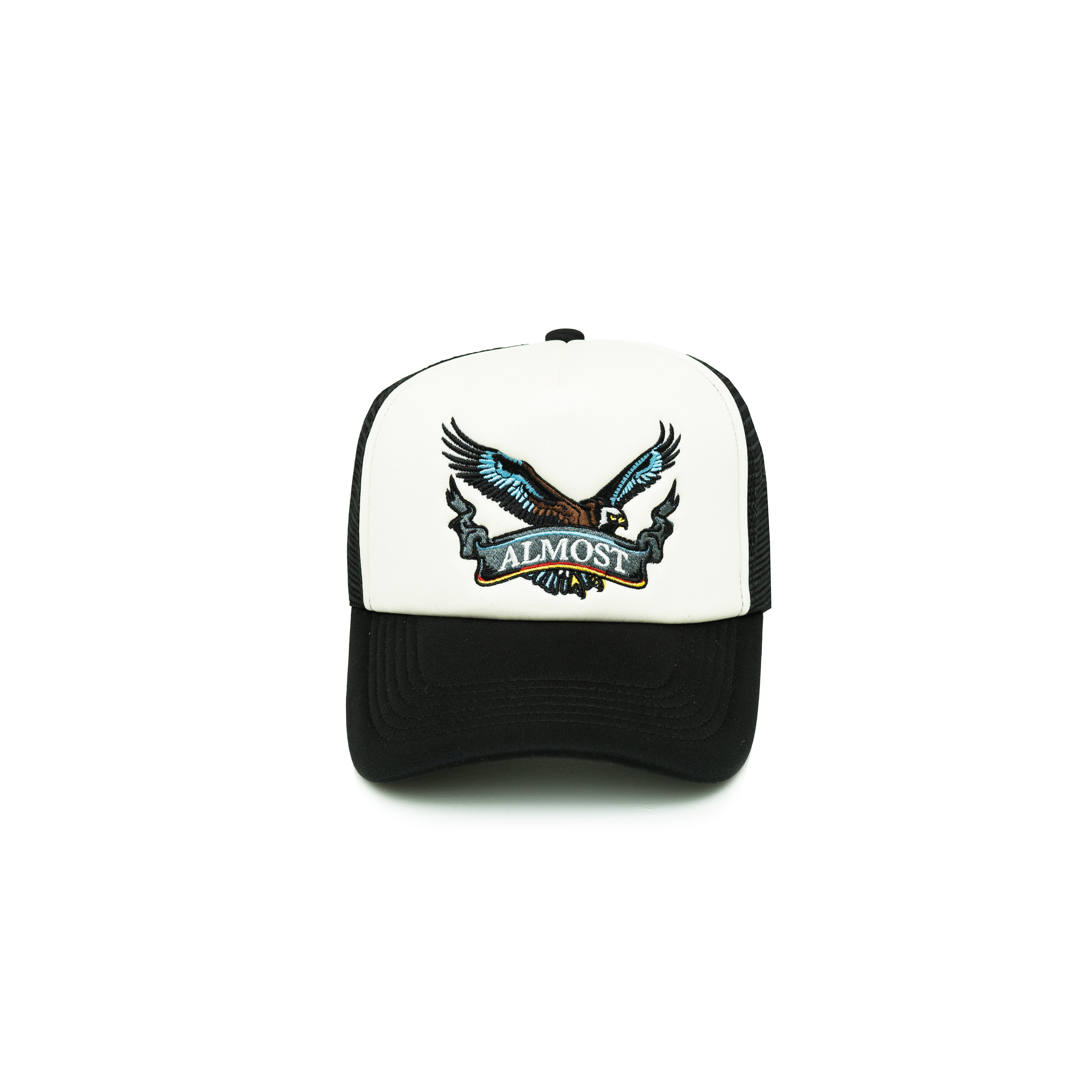 Banner Trucker Hat (Cream/Black) Banner Trucker Hat (Cream/Black)