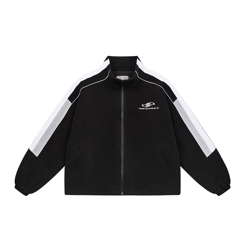 Retro Colorblock Fleece Padded Jacket Retro Colorblock Fleece Padded Jacket