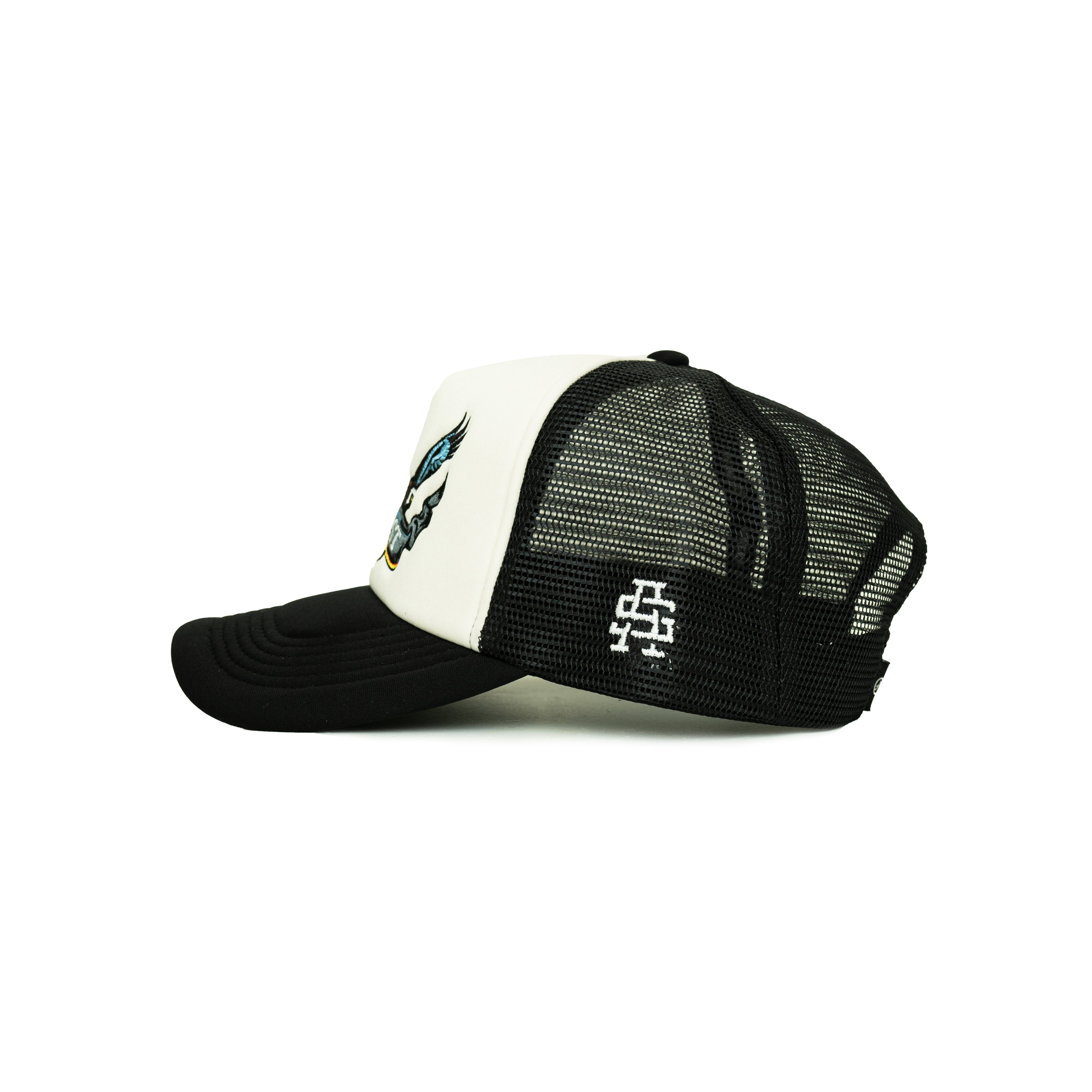 Banner Trucker Hat (Cream/Black) Banner Trucker Hat (Cream/Black)