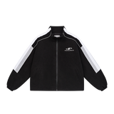 Retro Colorblock Fleece Padded Jacket Retro Colorblock Fleece Padded Jacket