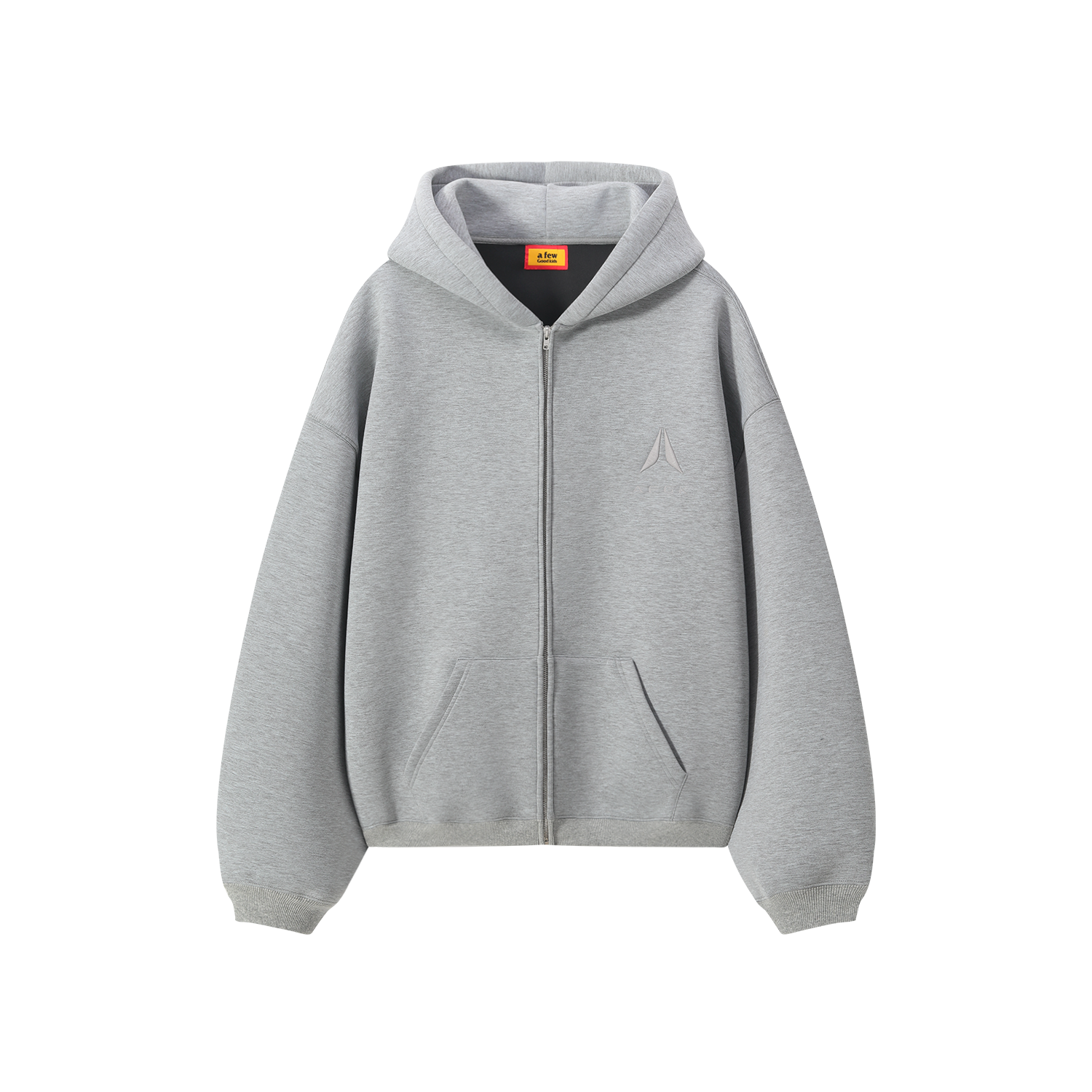 DONCARE(AFGK) "Logo scuba zip hoodie" DONCARE(AFGK) "Logo scuba zip hoodie"
