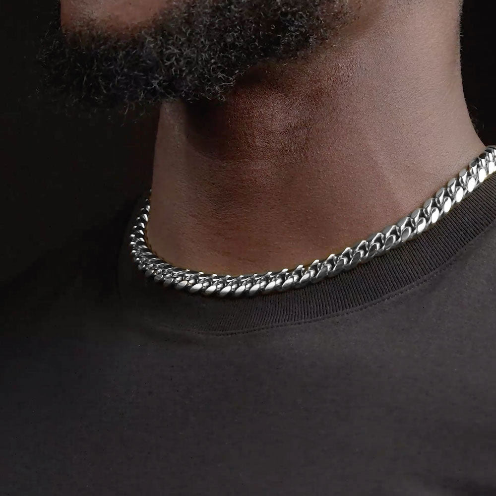 Italian Silver Cuban Link Chain Italian Silver Cuban Link Chain