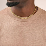 Solid Gold Cuban Link Chain 10k - 14k Solid Gold Cuban Link Chain 10k - 14k