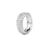 3-Row Diamond Rope Eternity Ring 3-Row Diamond Rope Eternity Ring