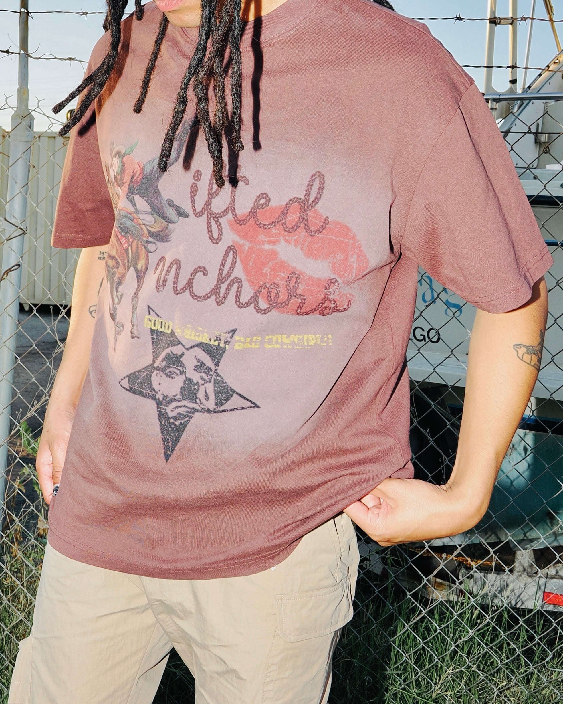 Circus Graphic Tee (Washed Brown) Circus Graphic Tee (Washed Brown)