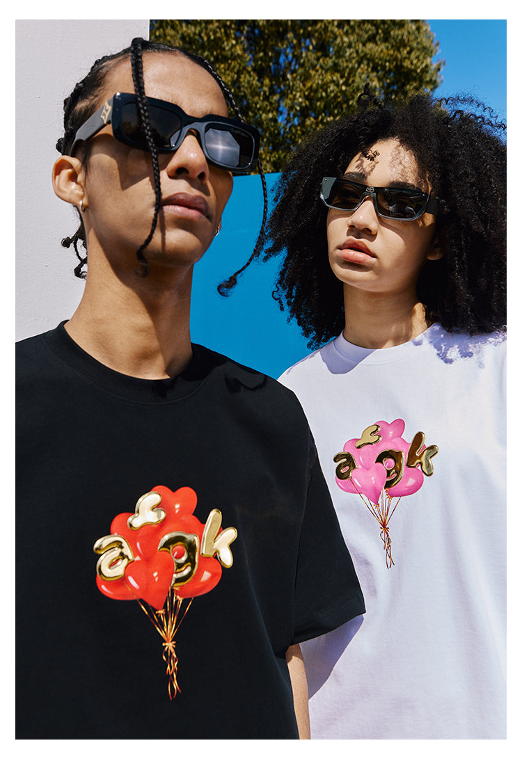 DONCARE(AFGK) "Balloon logo short sleeve tee" DONCARE(AFGK) "Balloon logo short sleeve tee"