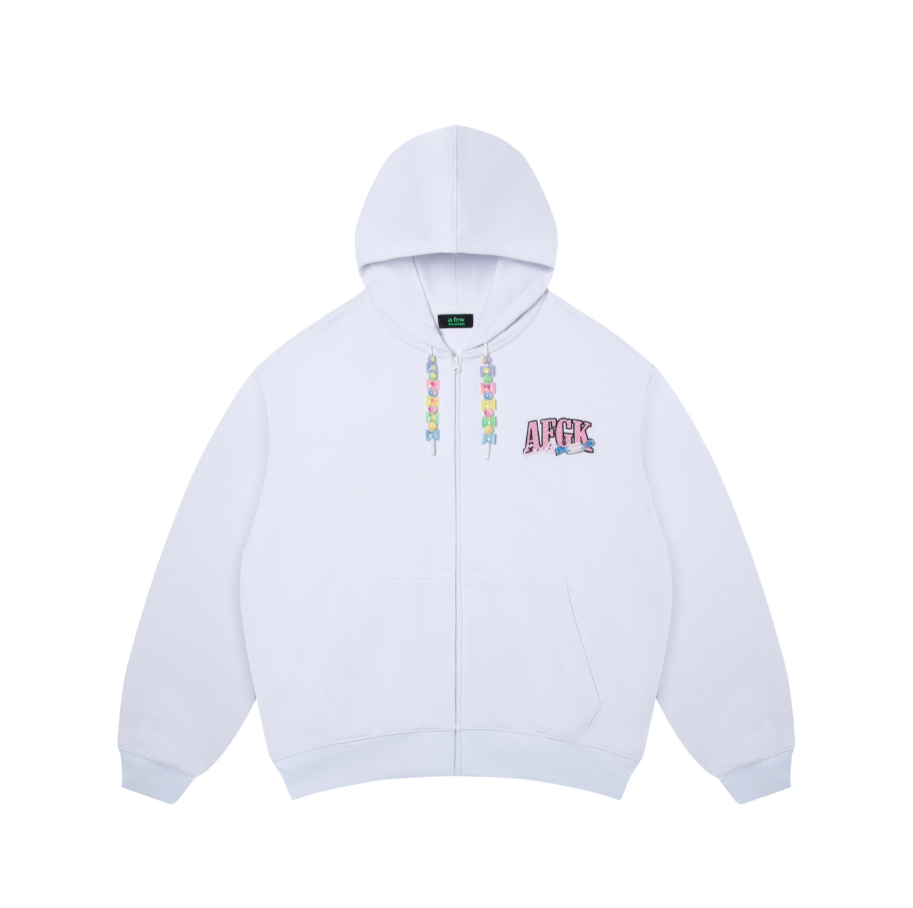 DONCARE(AFGK) "Candy logo zipped hoodie" DONCARE(AFGK) "Candy logo zipped hoodie"