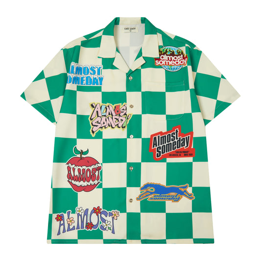 Hendrix Button Up Shirt (Green)