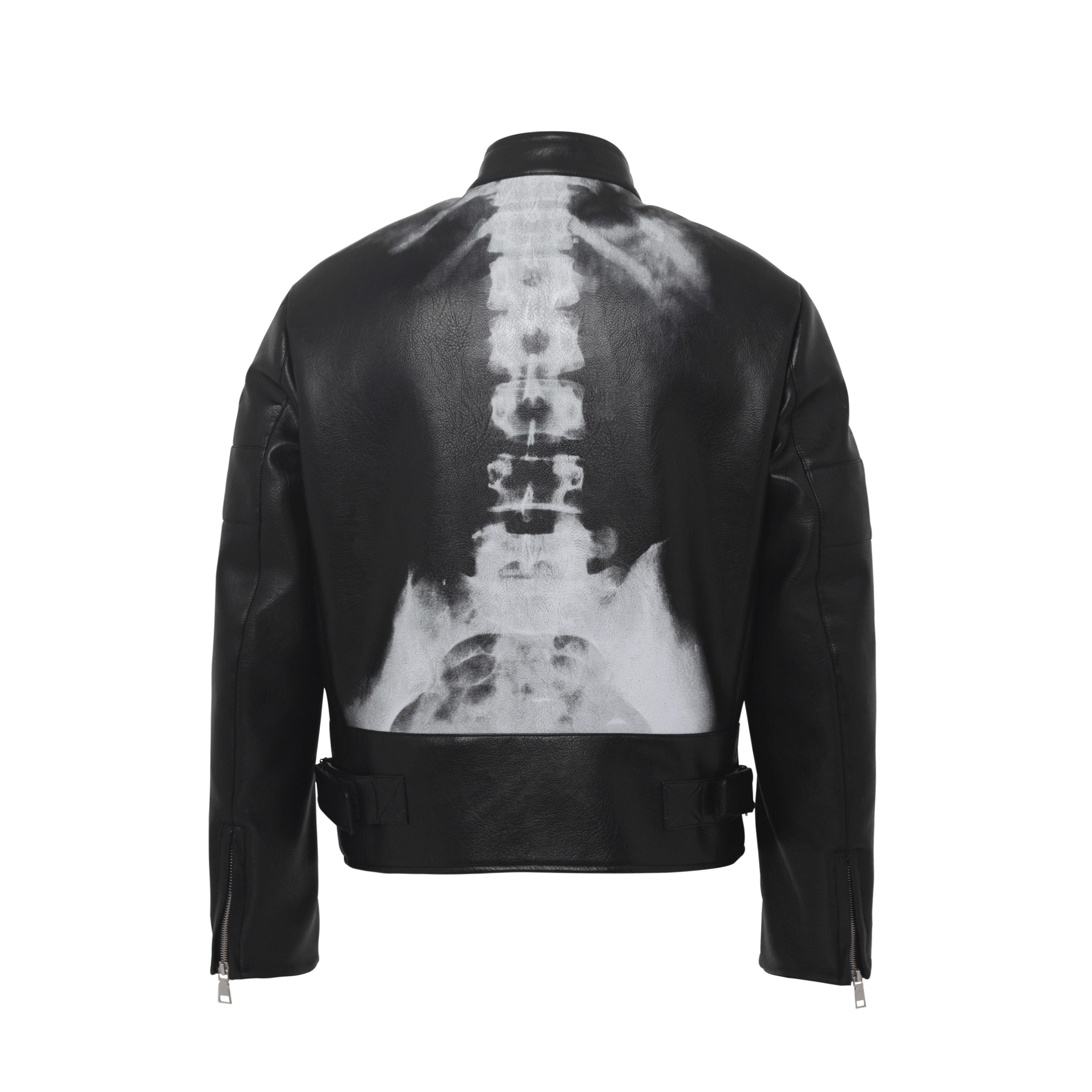 DONCARE(AFGK) "X-Ray Biker Jacket" - Black DONCARE(AFGK) "X-Ray Biker Jacket" - Black