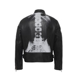 DONCARE(AFGK) "X-Ray Biker Jacket" - Black DONCARE(AFGK) "X-Ray Biker Jacket" - Black