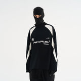 Stitching Round Neck Loose Sweater Stitching Round Neck Loose Sweater