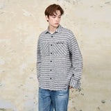 Distressed Tweed L/S Shirt Distressed Tweed L/S Shirt