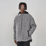 Metal Logo Padded Hooded Jacket Metal Logo Padded Hooded Jacket