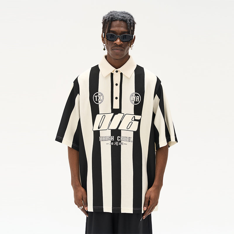 Striped Logo Jersey Shirt Striped Logo Jersey Shirt