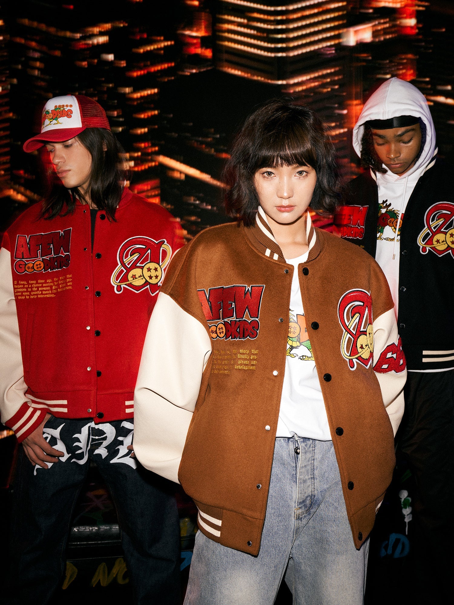DONCARE(AFGK) "Dragon ball varsity jacket" DONCARE(AFGK) "Dragon ball varsity jacket"
