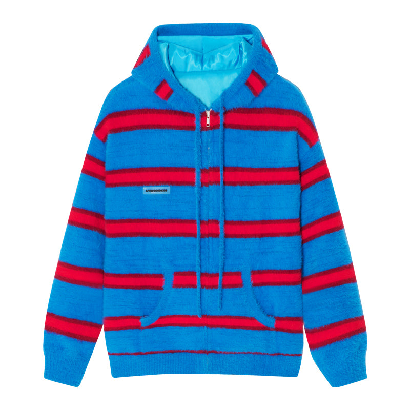 DONCARE(AFGK) "Stripe hooded jumper" DONCARE(AFGK) "Stripe hooded jumper"