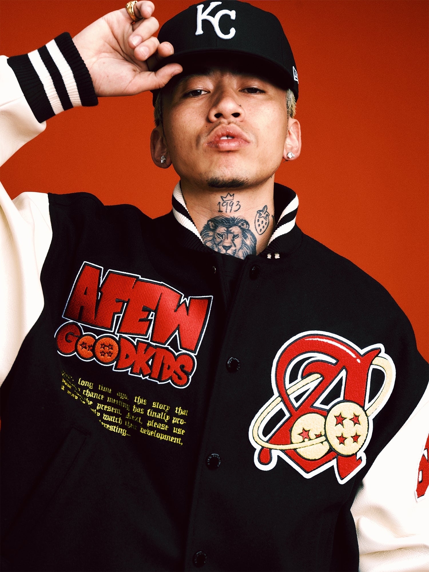 DONCARE(AFGK) "Dragon ball varsity jacket" DONCARE(AFGK) "Dragon ball varsity jacket"