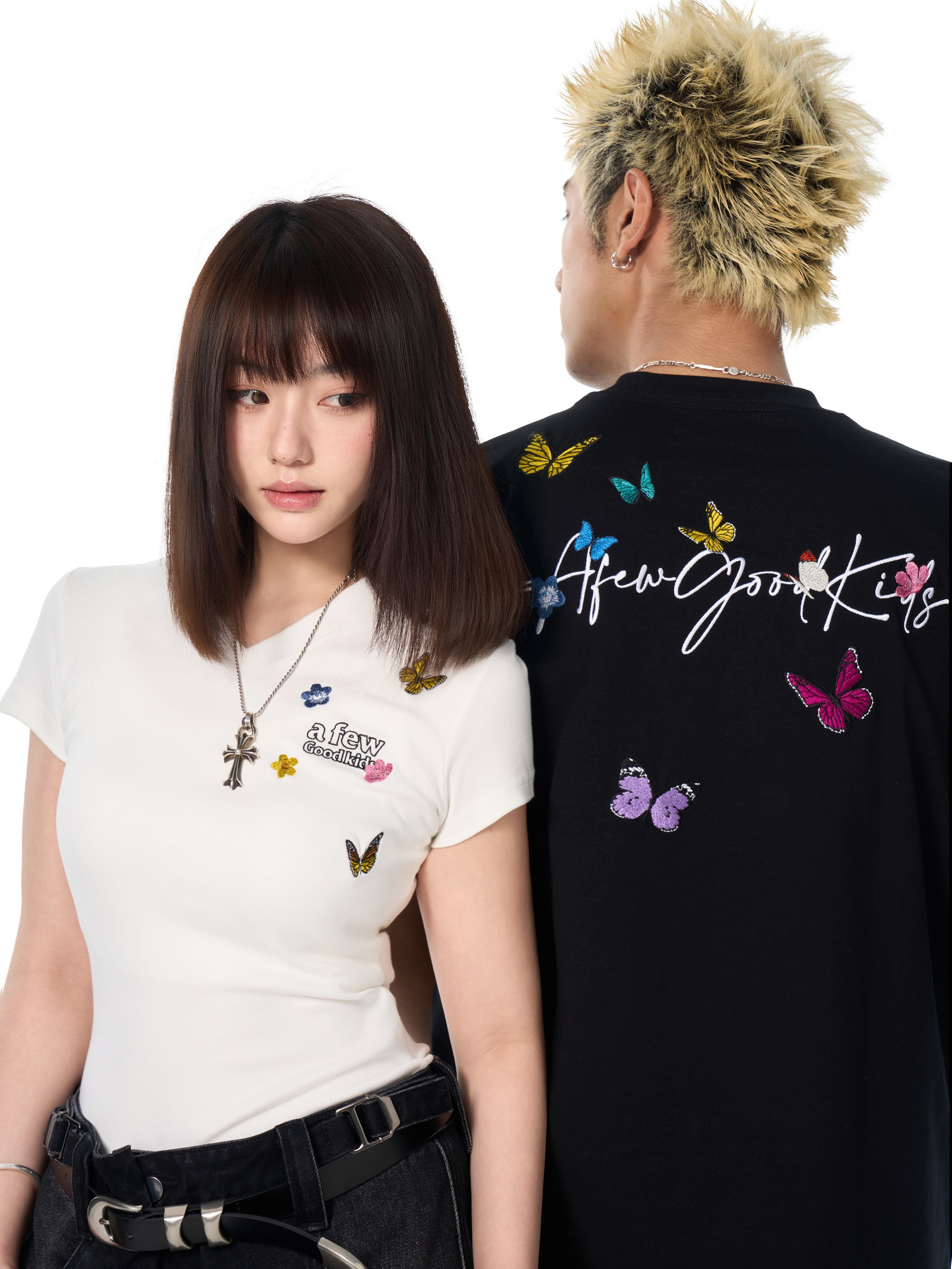 DONCARE(AFGK) "Butterfly logo tee" DONCARE(AFGK) "Butterfly logo tee"